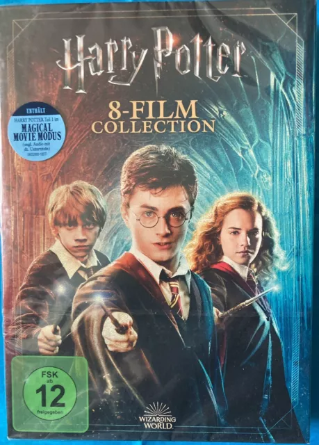 Harry Potter Complete Collection Teil 1-8 - DVD Film Box ALLE TEILE KOMPLETT