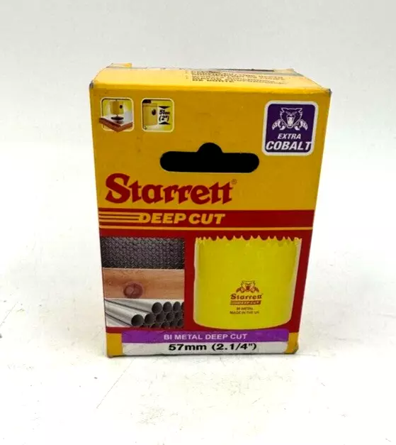 Starrett  DCH0214 Deep Cut Bi Metal Holesaw 57mm