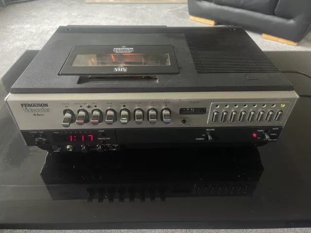 Ferguson Videostar Deluxe Model 3V16 Vintage VHS Video Recorder 1980