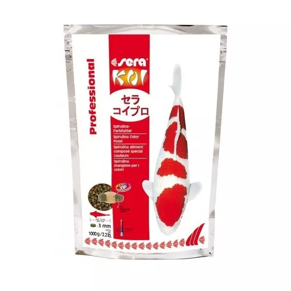 Spirulina 1 KG SERA KOI Professional aliment composé spécial couleurs 7032
