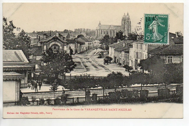 SAINT NICOLAS DE PORT - Meurthe and Moselle - CPA 54 - Panorama of the station