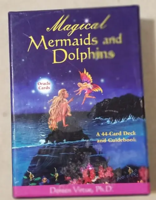 Magical Mermaids And Dolphins Oracle Card | Doreen Virtue; 44 Card & Guidebook