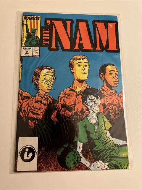The Nam Comic Lot #’s 9 17 Marvel and World at War #'s 26 32 45