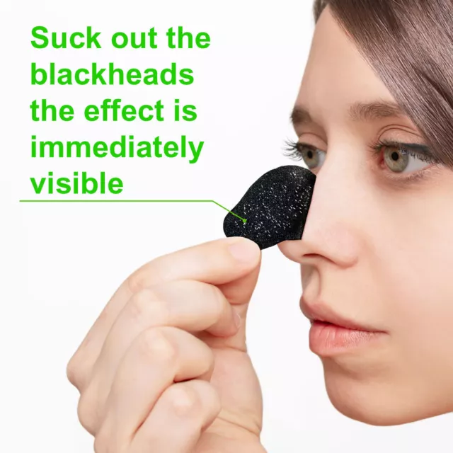 80PCS Blackheads Remover Pore Strips Doux Pores Serrer Nettoyage Profond Bandes 2