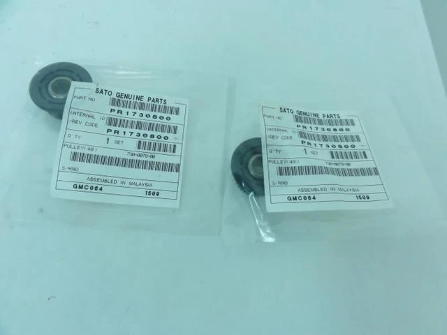 190060 New-No Box; Sato PR1730800 Lot-2 Pulleys