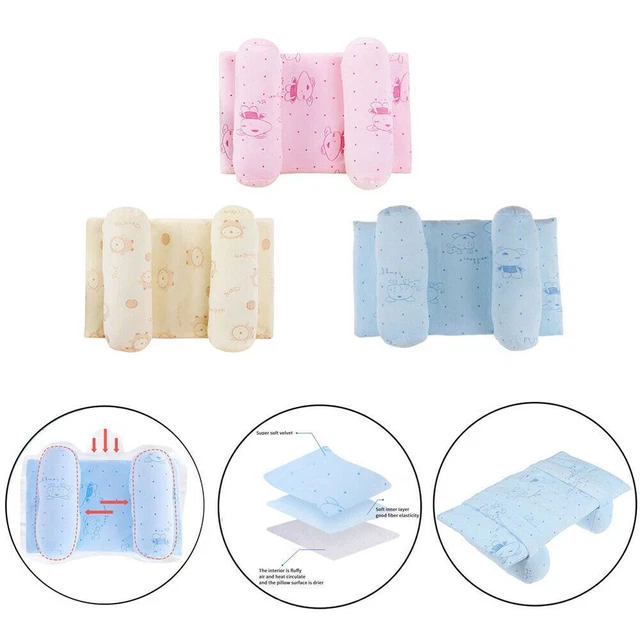 Neck Protection Anti-Roll Cushion Prevent Head Flat Positioner Baby Pillow