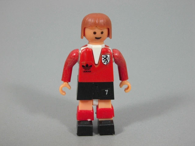 Steckis: Freizeitsportler 1988 - Calciatore Rosso Con No. 7