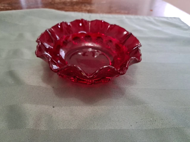 VINTAGE EAPG RUBY Red Glass Bowl $29.30 - PicClick CA