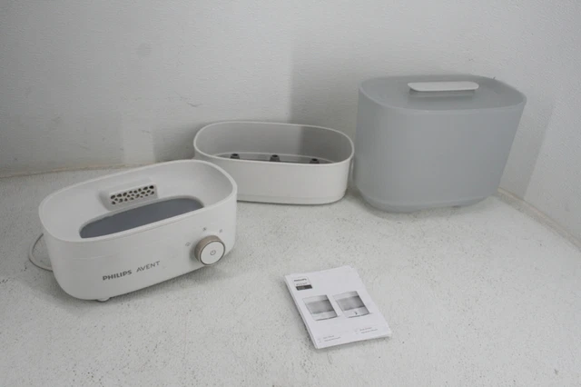 Philips AVENT Premium 6 Bottle Electric Steam Cleaner w Dryer SCF293/00 White