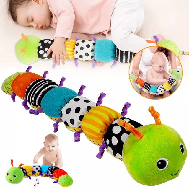 Baby Musical Raupe Kuscheltier, Raupe Plüschtier Spielzeug Kinder Musikspielzeug