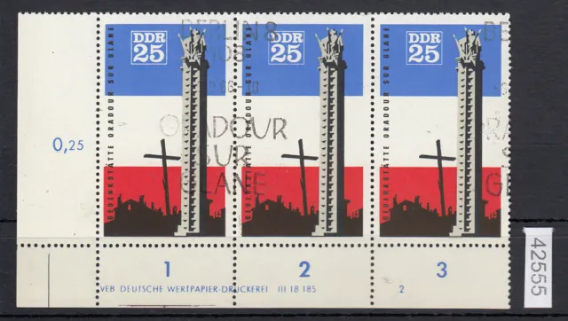 DDR 1966, Mich.-Nr.: 1206 gestempelt DV  FNr. 2