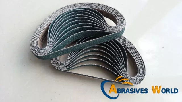 30PCS 330mm X 10mm Abrasive Zirconia Sanding belts, 60 grit for Metal And Auto