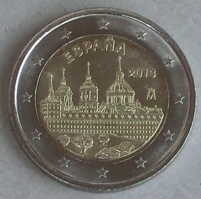 2 Euro Gedenkmünze Spanien 2013 El Escorial unz