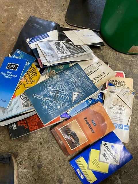 Huge Random lot auto literature books owners manuals advertising 1980s 1990s Huge Random lot auto literature books owners manuals advertising 1980s 1990s