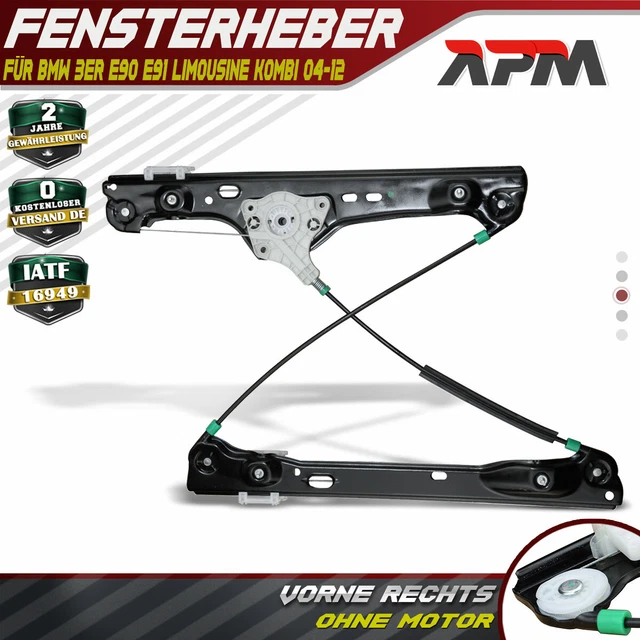 FENSTERHEBER ELEKTRISCH HINTEN RECHTS BEIFAHRERSEITE BMW 3er (E90