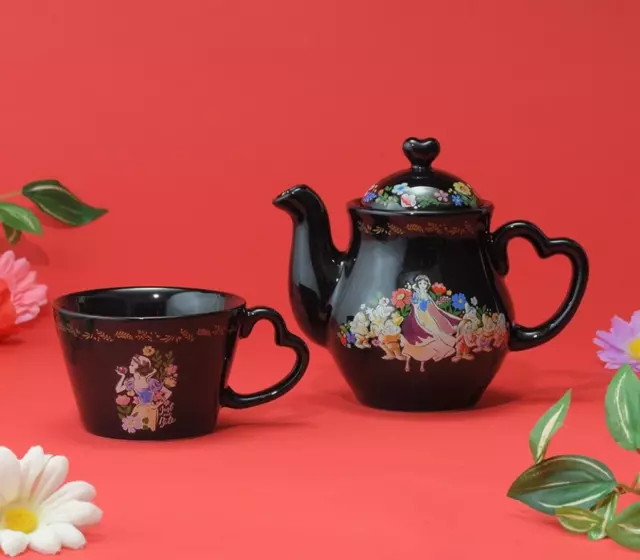 Ensemble théière et tasse Premium Blanche-Neige Sega Disney