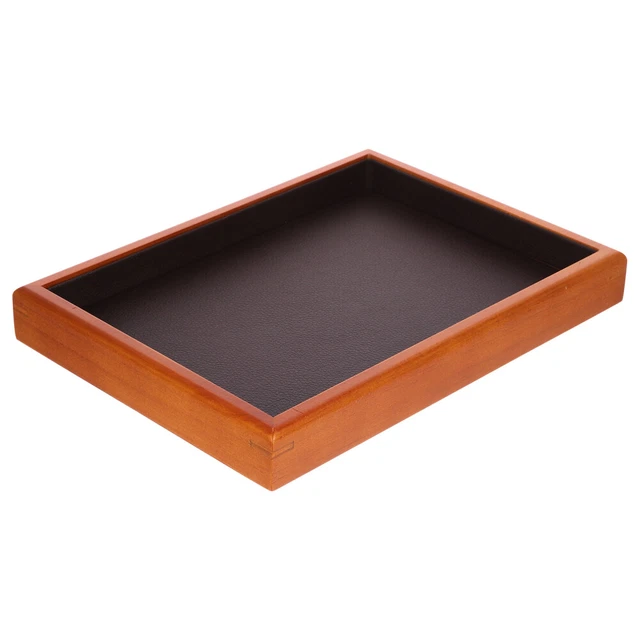 Plateau De Rangement En Bois Forme Feuille/ananas – Pour Bijoux, Fruits Secs, Cosmétiques – Décoration Or élégante