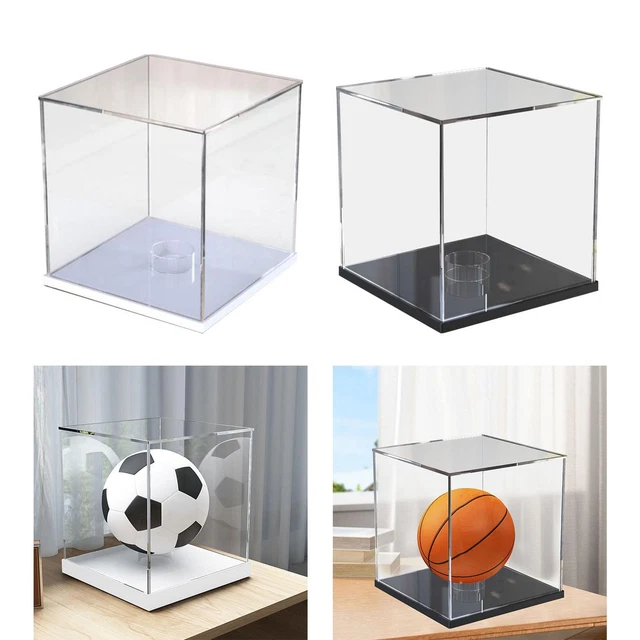 Présentoir Football Acrylique Présentoir De Football En Acrylique - Vitrine Murale Anti-poussière Pour Ballon De Foot, Rugby, Collection Display Ballon Acrylique Transparent