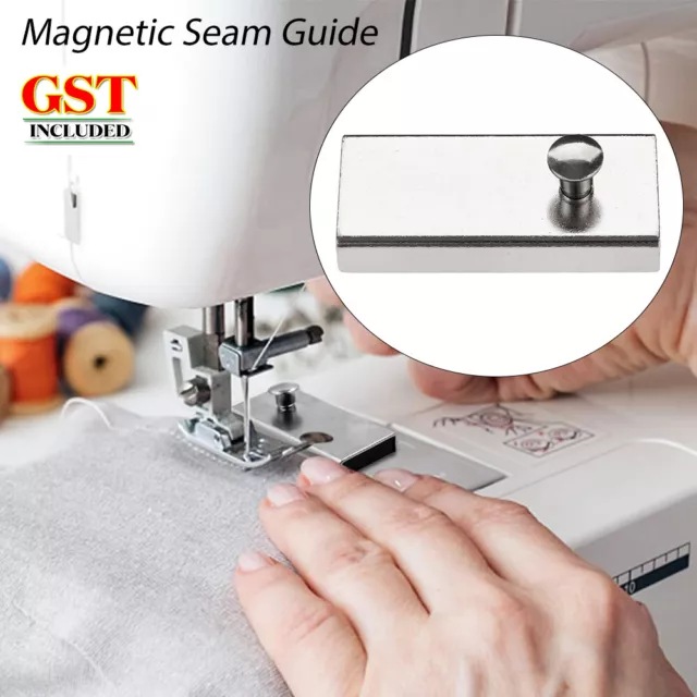 Magnetic Seam Guide for Sewing Machine Straight Line Hems Sewing Ruler