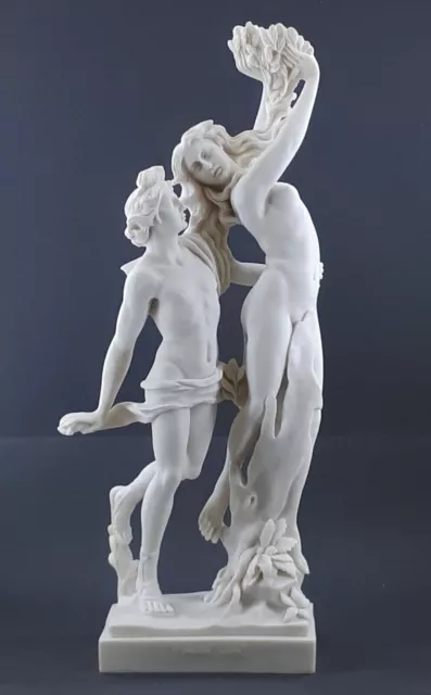 God Apollo & Daphne Cast Marble Large Statue Sculpture Copy Bernini 18.9 in