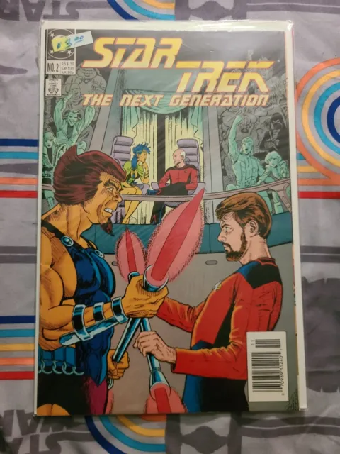Star Trek Next Generation #2 VF+  1989 DC Comic