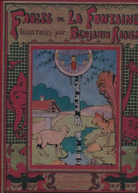 Fables de La Fontaone illustrées par Benjamin Rabier