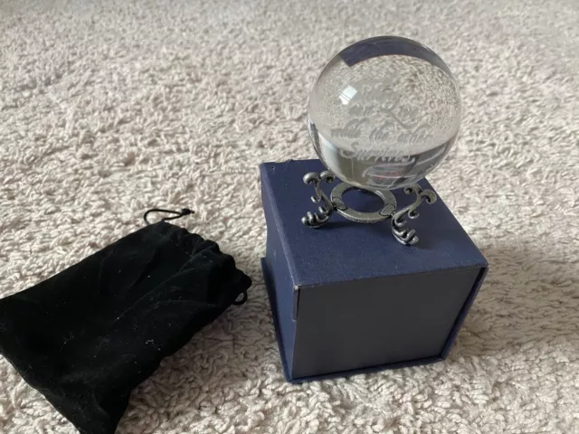 NEW LitJoy Crate Magical Crate Harry Potter Replica Prophecy Glass Ball + Stand 2