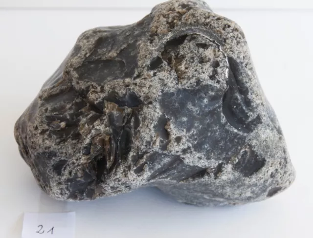 3,3 kg FEUERSTEIN Flint KNAPPING Aquarium FLINTSTEIN Steinzeit SILEX Stein #21