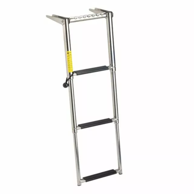 Garelick Swim Platform Telescoping Boat Ladder 19619-38 | 32 Inch 3 Step