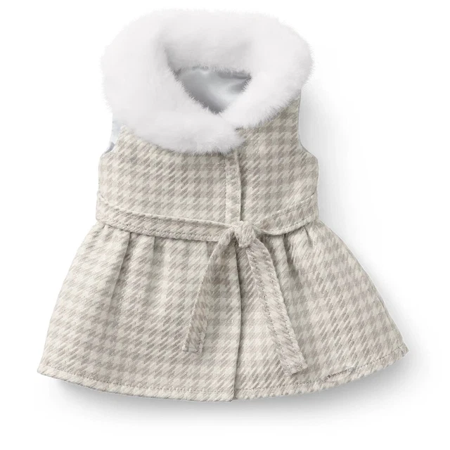 AMERICAN GIRL  FROSTY FRILLS GORGEOUS cUTE ADORABLE TOP/VEST