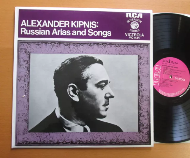 VIC 1434 Alexander Kipnis Russian Arias and Songs 1969 RCA Victrola NEAR MINT