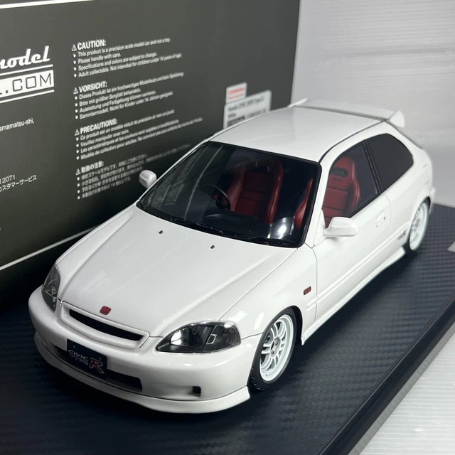 1/18 IGNITION MODEL Honda Civic TypeR EK9 White 🤝ALSO OPEN FOR TRADE🤝