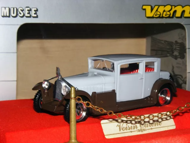 Verem Musee 303 1934 Voisin C24 Carene Grey/Brown 1/43