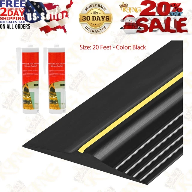 20FT UNIVERSAL GARAGE Door Bottom Threshold Seal Strip with 20oz 20