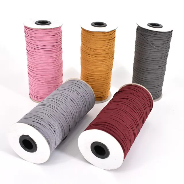 5m Fil Elastique Plat 3mm Couleur au Choix