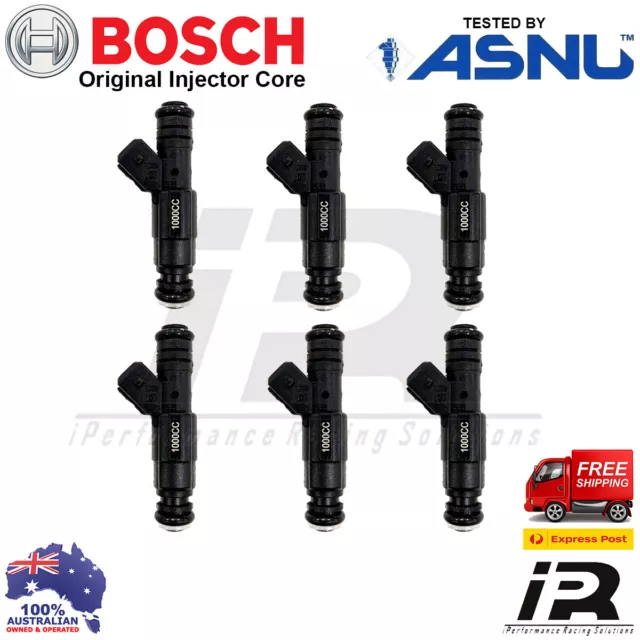 6 Bosch Fuel Injectors for BMW E30 E36 E46 M50 M52 S50 M3 TURBO 95lb EV1 1000cc 6 Bosch Fuel Injectors for BMW E30 E36 E46 M50 M52 S50 M3 TURBO 95lb EV1 1000cc
