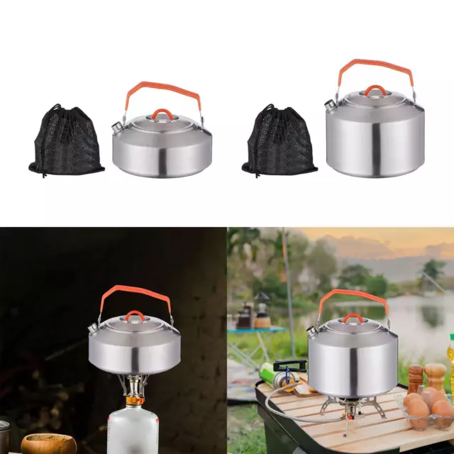 Camping Water Kettle, Coffee Pot, Kitchenware Water Boiler Camp Tea Pot,