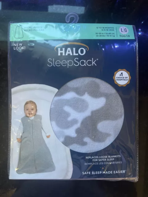 Halo SleepSack Wearable Blanket Large 12-18 Months New in Pkg.