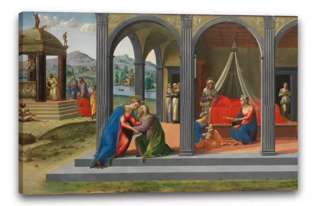 Canvas/Frames Francesco Granacci - Scenes from the Life of Saint John the Bapti