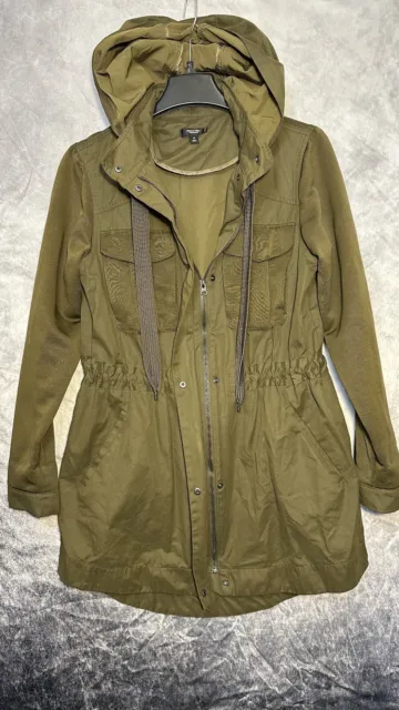 Simply Vera Vera Wang Women’s Olive Green Utility Jacket Size Medium
