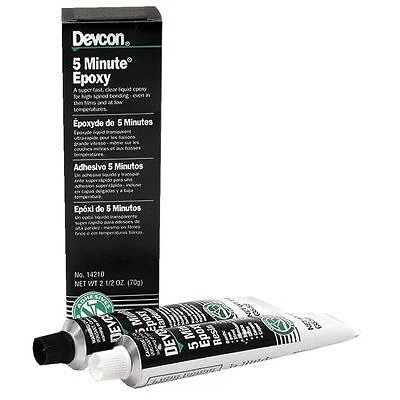 Devcon 14210 5 Minute Epoxy Resin, 2.5 oz Tube Devcon ITW Devcon 14210