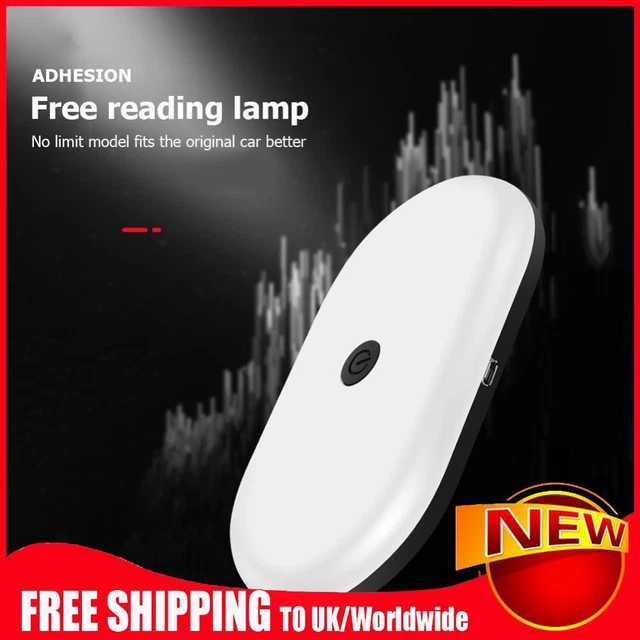 Universal USB Rechargeable Lamp White/Blue LED Indoor Ceiling Reading Light