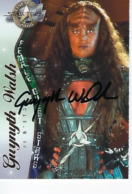 Gwynyth Walsh Signed 2000 Star Trek Films Female Guest Stars #F7 - B'etor