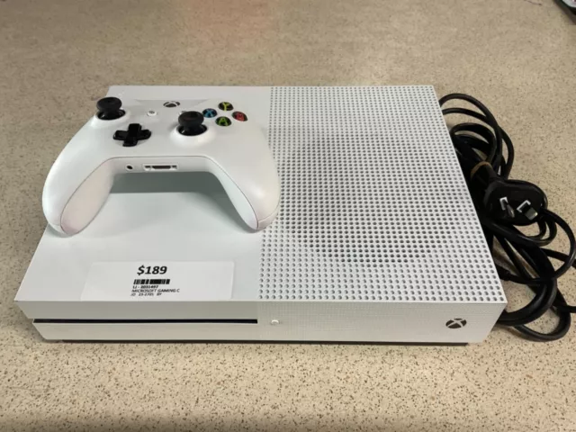 Microsoft Xbox One S 1TB White Console Model 1681 With Controller