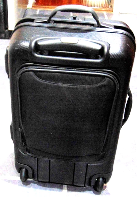 Samsonite 700 Serie Black Retracable Handle Hardsided Luggage  (Carry-On Only)
