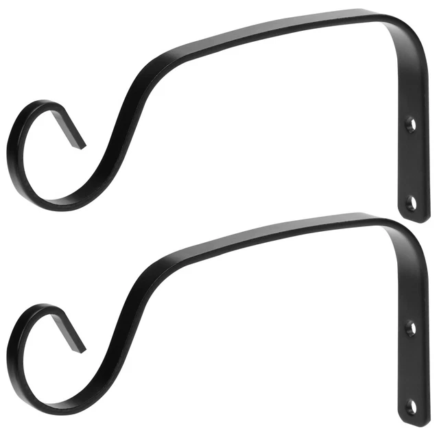 Lifemaster Supporti Per Fioriera In Plastica PP: Set Da 10 Pezzi Impilabili, 5 Misure Diverse (da 12 A 18 Cm), Per Interni Ed Esterni, Colore Nero