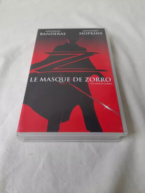 K7 Video Vhs Le Masque De Zorro Antonio Banderas Anthony Hopkins