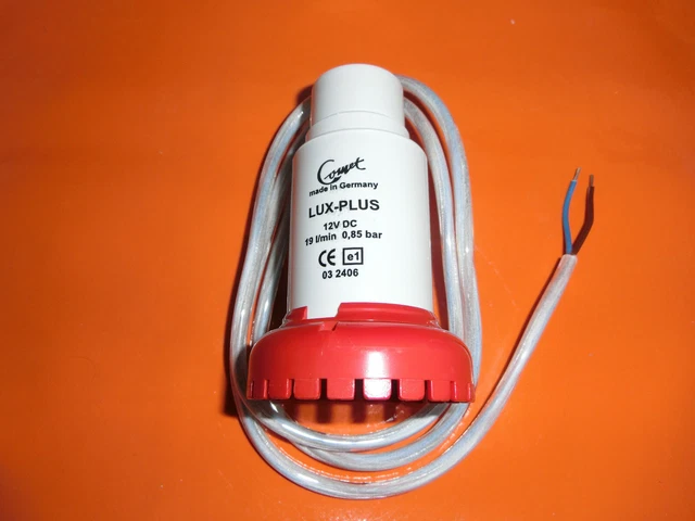 Tauchpumpe Comet Lux Plus 19L/min 12 V Wasserpumpe Camping Wohnmobil
