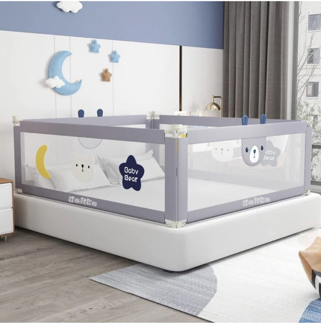 CuteBear Bed Rails For Toddlers Perfect For Full Bed, Include 3 Sides