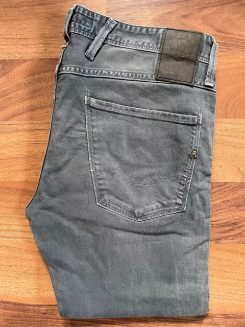 REPLAY ANBASS STRETCH Herren Jeans 33 / 34 w. NEU Grau Hose W33 L34 l